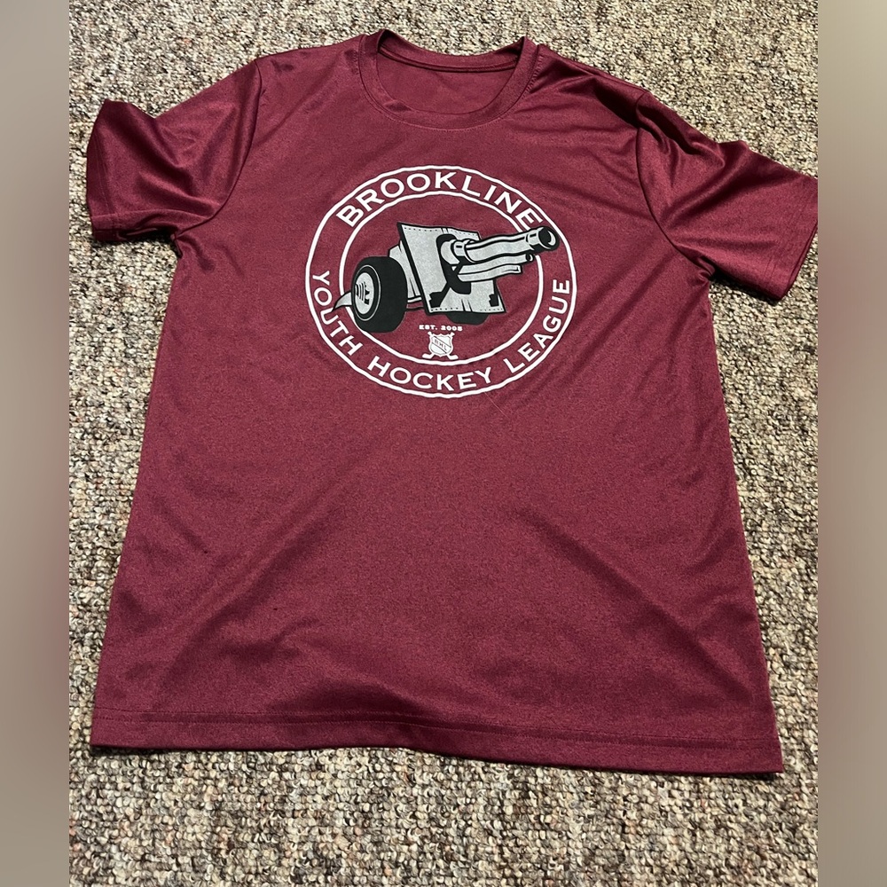 2 Brookline dek hockey t shirts